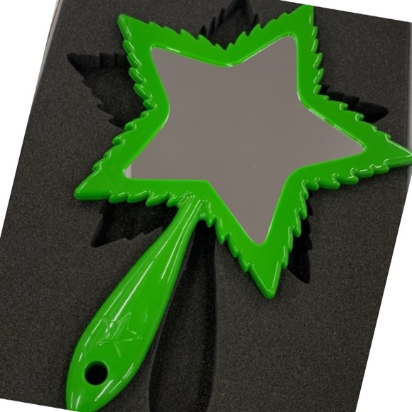 Jeffree Star Green Leaf Hand Mirror – Blood Money Mystery Box Exclusive - Picture 4 of 6
